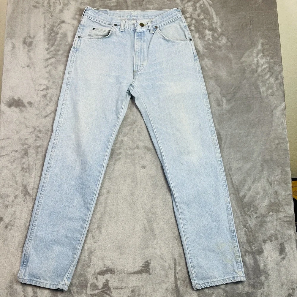 Vintage Mens Levis Jeans Relaxes Fit 540‎ 34x30 Light Faded Blue